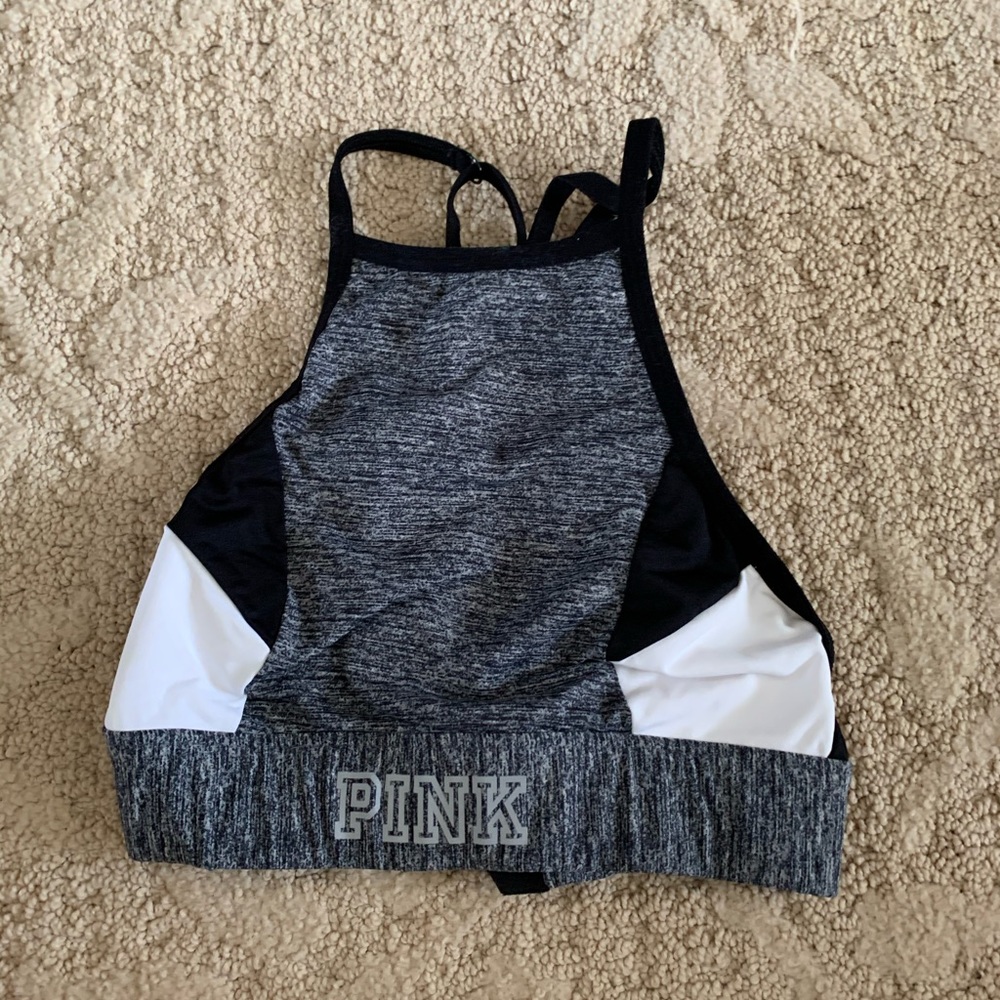 pink sports bra